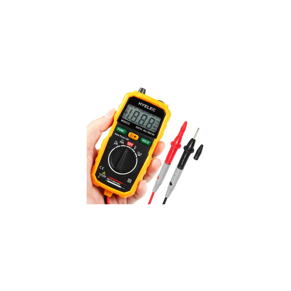 MS8232 Portable Digital Multimeter Non-Contact DC AC Voltage Current Tester Meter Auto Power off