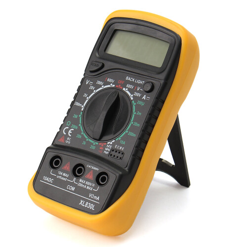 Digital Multimeter AC DC Current Voltage Resistance Meter Voltmeter Ammeter with Blue Backlight LCD 1