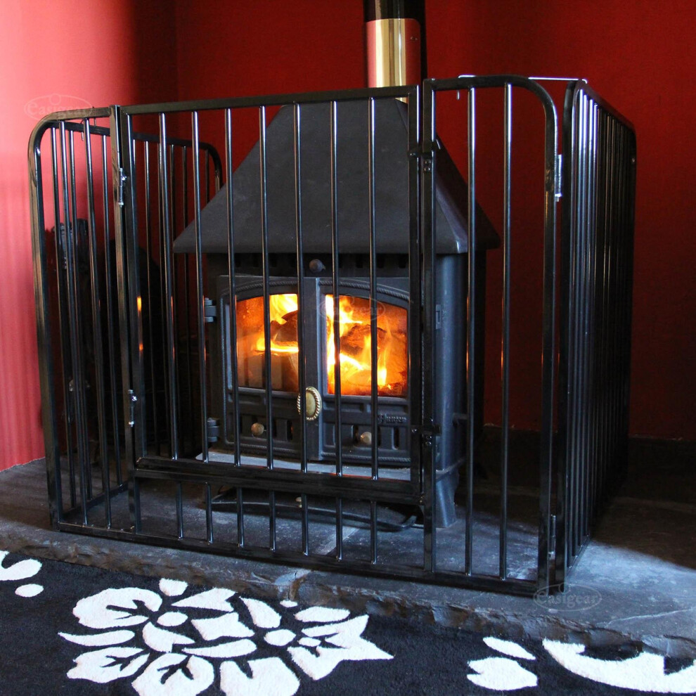 Actiasgear Heavy Duty Safety Fire Guard In Black