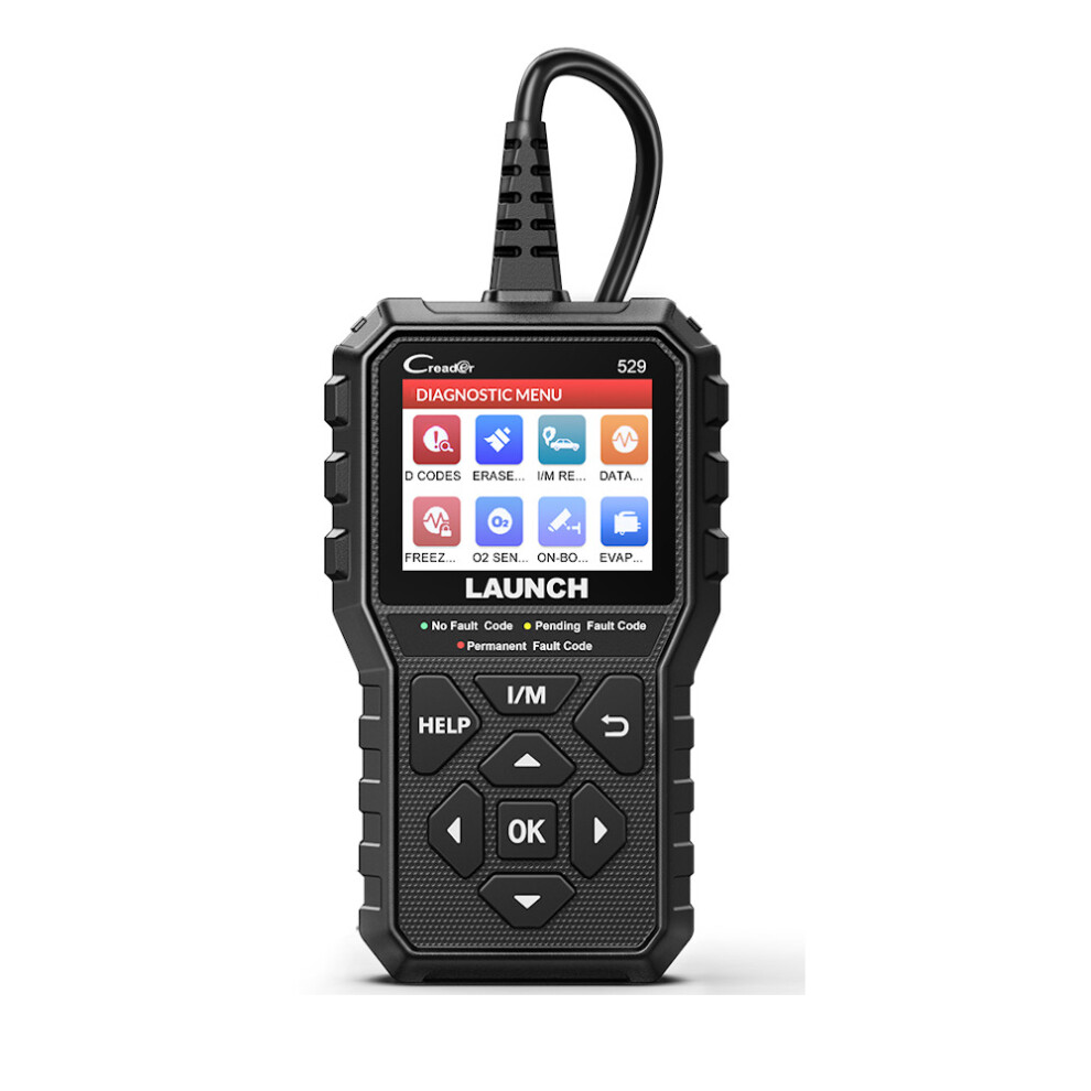 LAUNCH CR529 Auto OBD2 Scanner Code Reader Car Fault Diagnostic Tool Engine Check Pass Emission Test