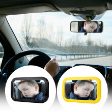 Car Baby Back Seat Rear View Adjustable Mirror for Infant Safety Shatterproof