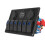 12V 6 Gang LED Rocker Switch Panel Circuit Breakers Charger USB For Boat Marine 4
