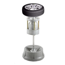 Portable Hub Wheel Tire Balancer With Bubble Level Heavy Duty Rim Mini Auto Truck Tyre Balancing Machine Sliver