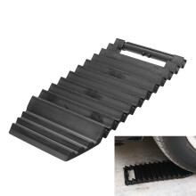 Car 2 in 1 Ice Scraper & Emergency Snow Ice Traction Mat Stuck in Rain Slush Mud