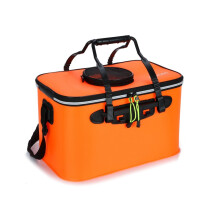 28L EVA Fishing Bucket Portable Collapsible Live Fish Storage Bag Storing Water Box For Boat Camping Hiking