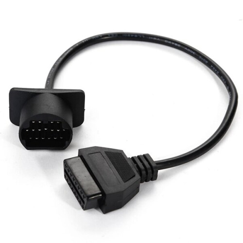 OBD2 Diagnostic Cable Adapter Code Scanner 17pin to 16pin for Mazda Ford Ranger 2
