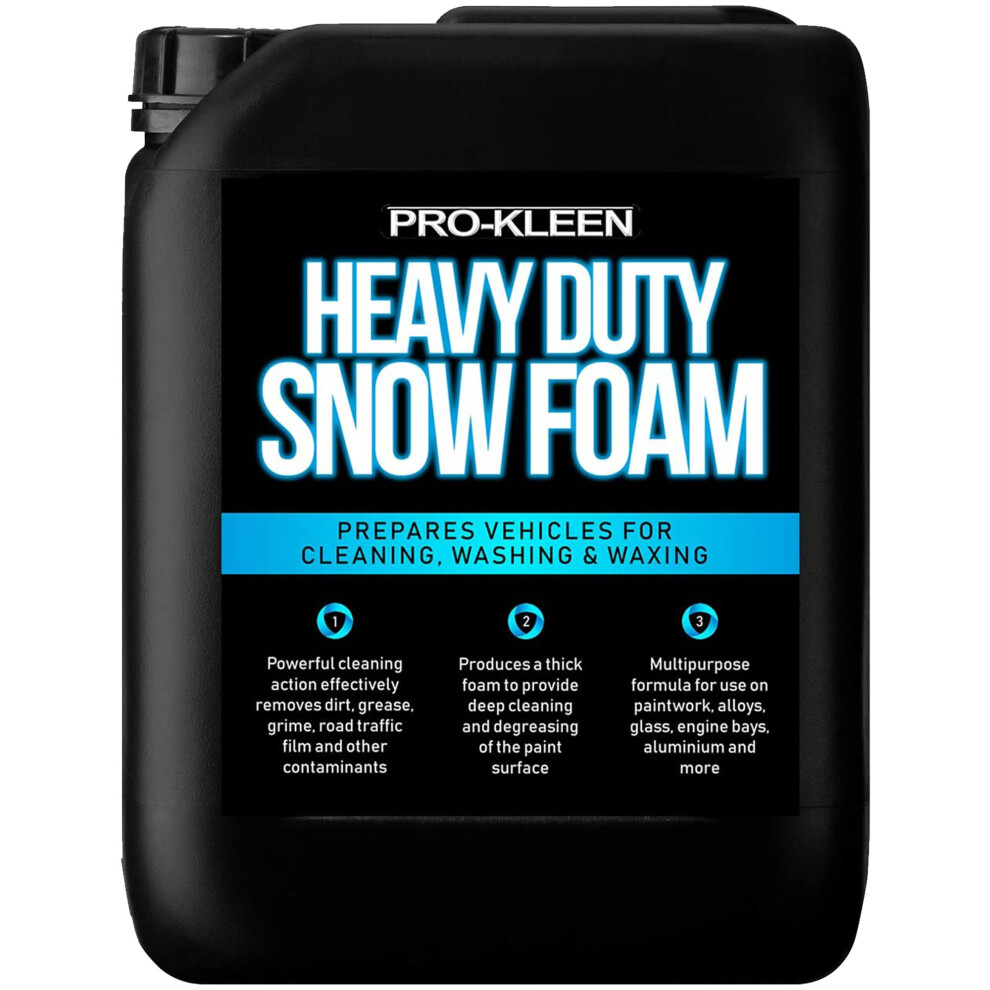 (5L) Pro-Kleen Heavy Duty Snow Foam Car Wash Shampoo