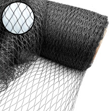 (12m, 2m) Black Anti-Bird Netting | Mesh Net for Fruit & Vegetable Cages, Plant/Flower & Crop Protection | Various Widths & Lengths