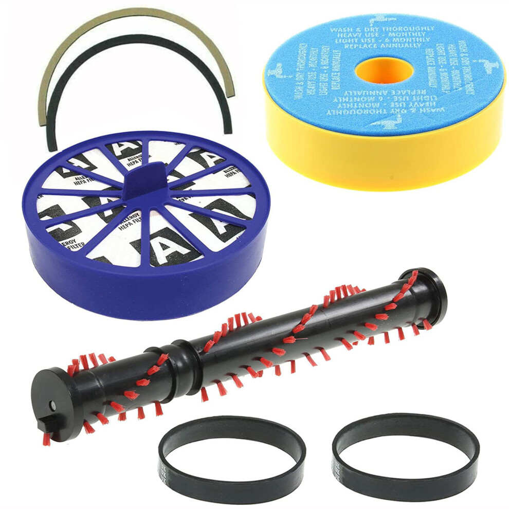 Spares2go Service Kit For Dc07 Dyson Pre + Post Filters, Seal, Brushroll + Belts