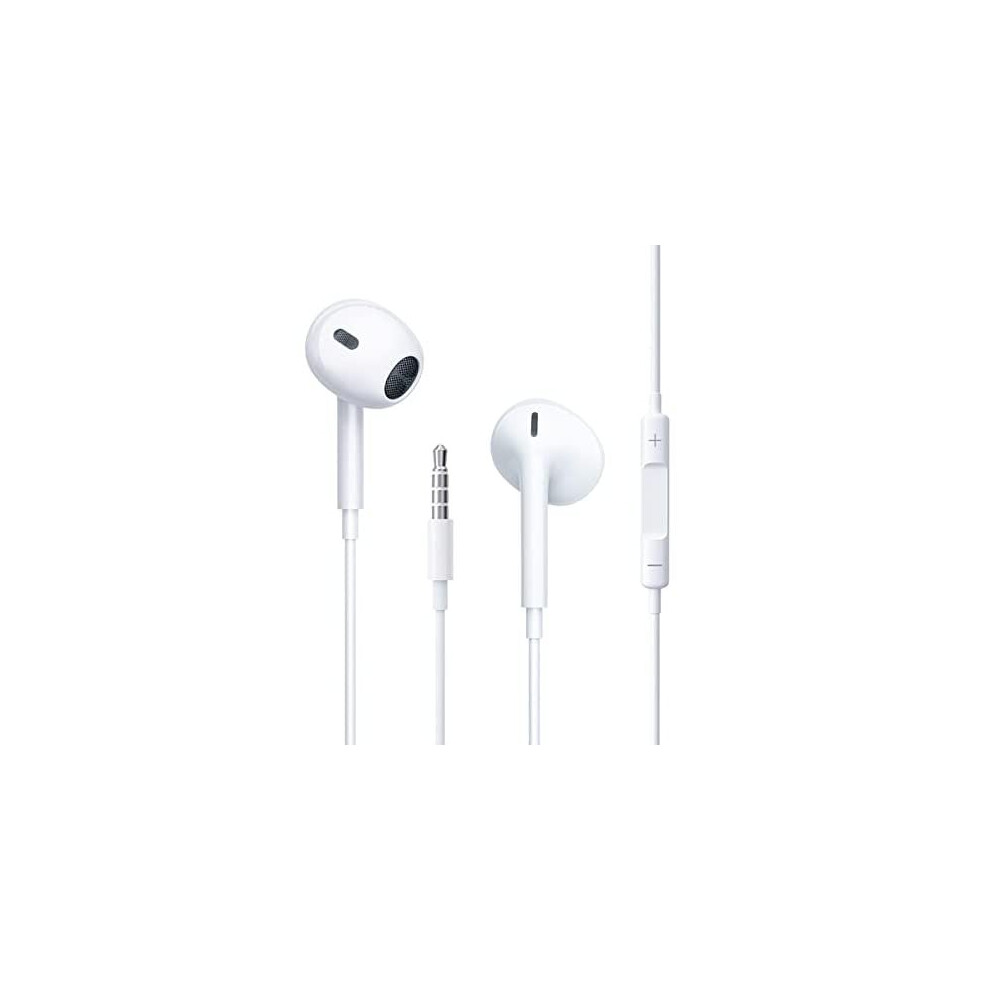 Earphones, Wired Earbuds In-Ear Headphones, Earphones Microphone for iPhone, iPod, iPad,Smartphone,HUAWEI,Xiaomi,MP3, Noise Isolating, Heavy Bas