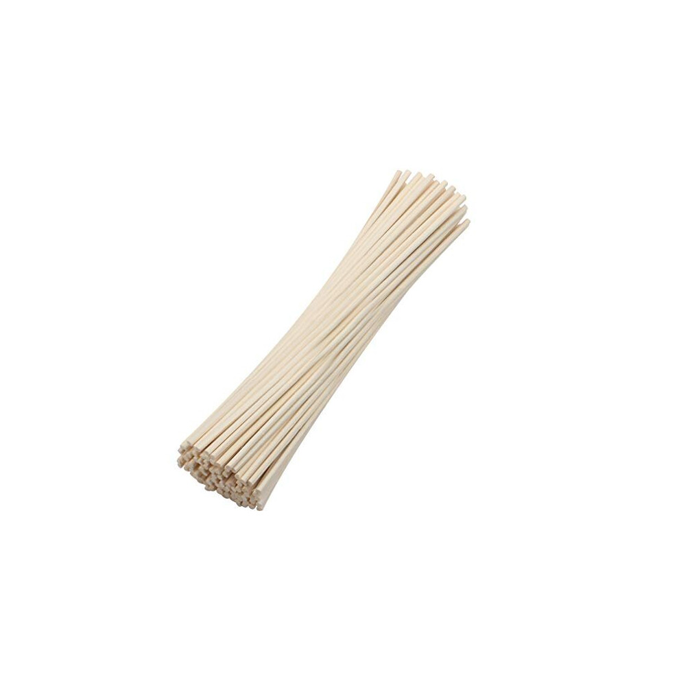 100PCS Reed Diffuser Sticks, 7 Inch Natural Rattan Wood Sticks, Essential Oil Aroma Diffuser Refill Replacement Sticks - for Home, Office, Spa an