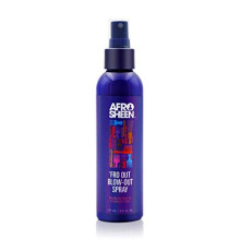 Afro Sheen 'Fro Out Spray för att skydda hår och kontrollera frizz. 6 oz.