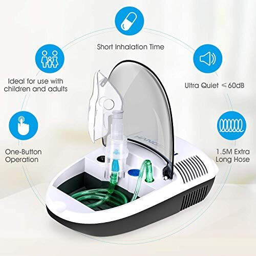 Hangsun Compact Compressor System Vaporizer Mist Inhaler Machine for Kids and Adults Home Use 2