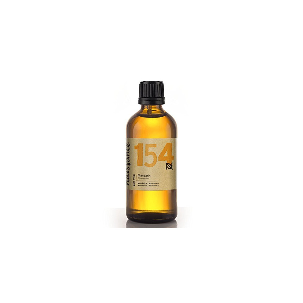 Naissance Cold Pressed Mandarin (Citrus Nobilis) Essential Oil 100Ml - Pure, Natural, Cruelty Free, Vegan & Undiluted - Use In Aromatherapy, Mass