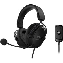 HyperX Cloud Alpha S - PC Gaming Headset, 7.1 Surround Sound, Adjustable Bass, Dual Chamber Drivers, Breathable Leatherette, Memory Foam, and No