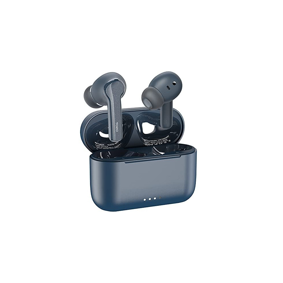 Tozo Nc2 Hybrid Active Noise Cancelling Wireless Earbuds, In-Ear Detection Headphones, Ipx6 Waterproof Bluetooth 5.2 Stereo Earphones, Immersive 6971681314837