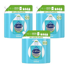 Carex Antibacterial Original Dermacare Hand Wash Liquid Soap Refill, Pack of 3 Handwash Pouches, Bulk Buy Hand Soap Liquid that Cleans and Prote