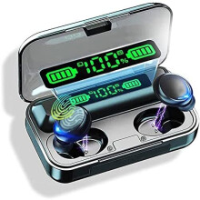 Wireless Headphones, Wireless Earbuds Bluetooth 5.0 Headphones, Wireless Earphones in Ear HiFi Stereo Noise Cancelling Bluetooth Earbuds.