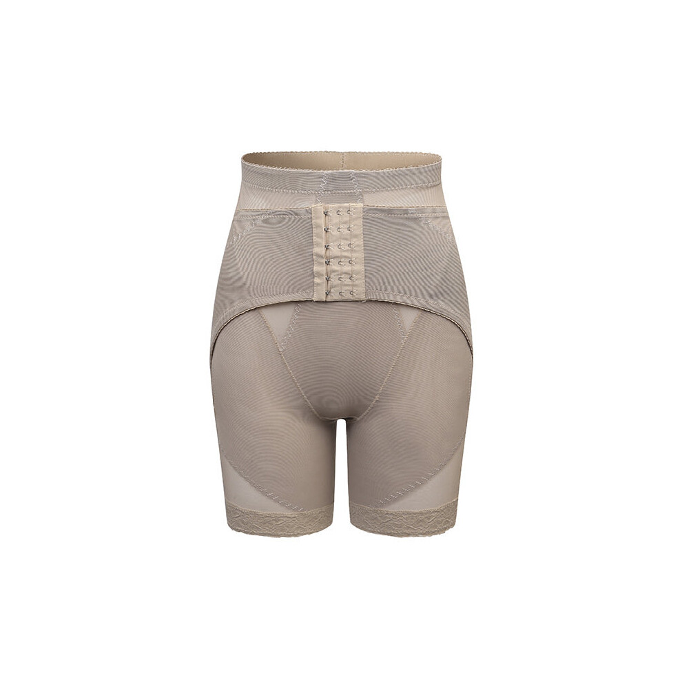 (Apricot, 2XL) Hip-Lifting Breathable Shaping Thin Shapewear