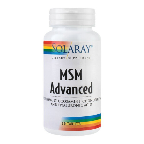 MSM Advanced Solaray, 60 tbs, Secom - for osteoarticular structure.