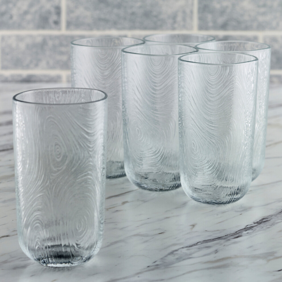 Queensway Home & Dinning 6X 355Ml Glass Drinking Glasses Juice Water Tumblers Dinner Glassware Pasabahce