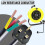 50M Outdoor Extension Cable Reel 230V 13A 4 Sockets Garden Heavy Duty 7