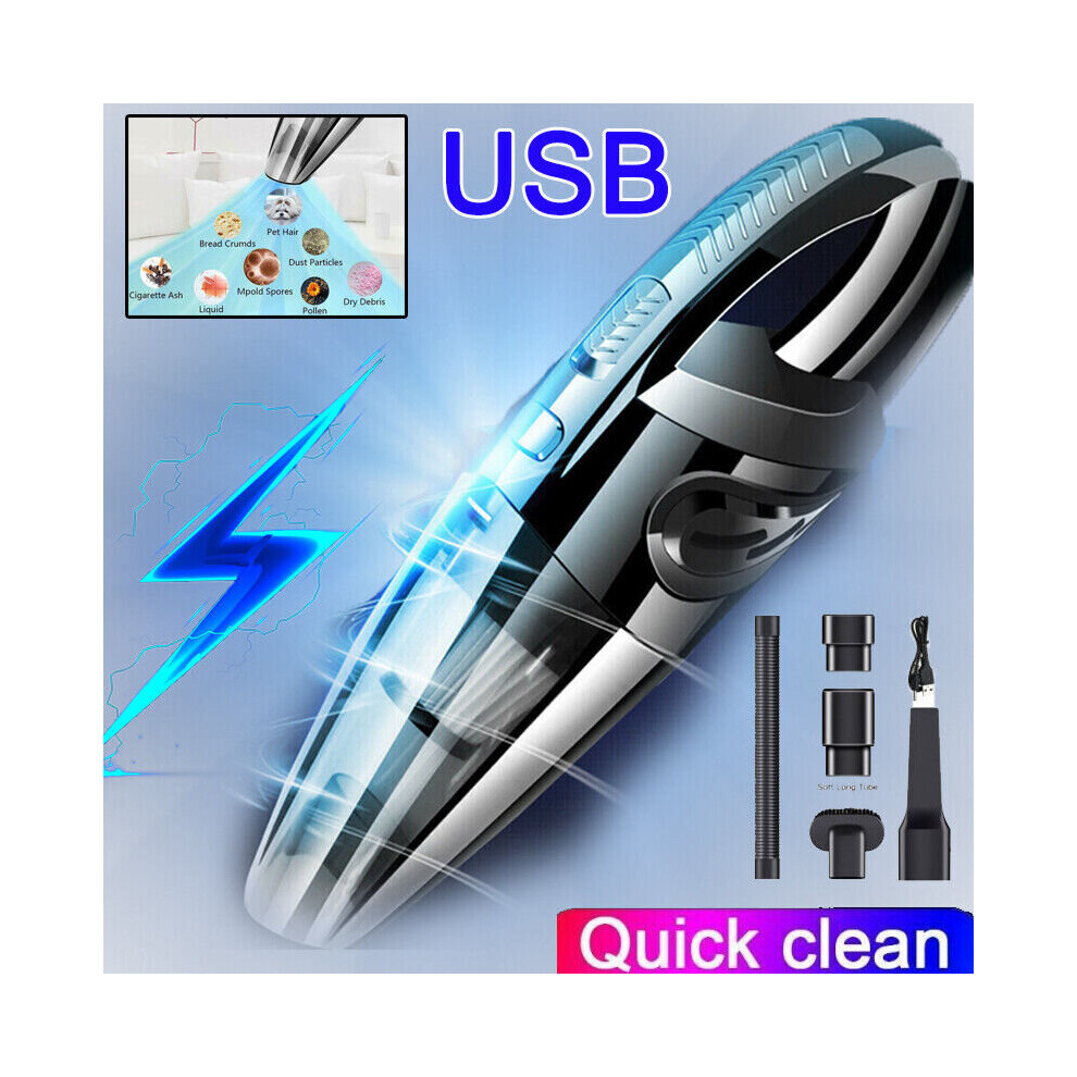 Handheld Vacuum, Hand Vacuum Rechargeable, for Home and Car Cleaning