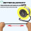 50M Outdoor Extension Cable Reel 230V 13A 4 Sockets Garden Heavy Duty 4