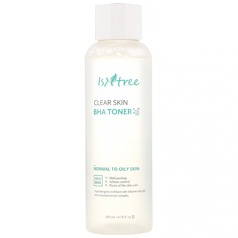 Isntree , Clear Skin Bha Toner, 6.76 Fl Oz (200 Ml)