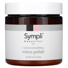 Sympli Beautiful, Kokosnuss Glättendes Mikropeeling, 4 oz (113 g)
