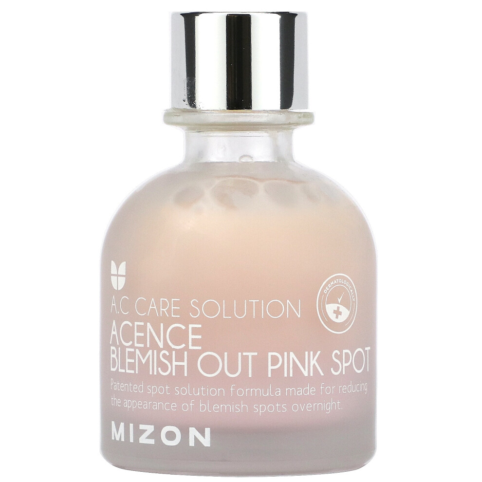 Mizon Pink A.c Care Solution, Acence Blemish Out Spot, 1.01 Fl Oz (30 Ml)