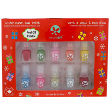 SuncoatGirl, Wasserbasierter Nagellack, Fröhliches Mini-Mani-Set, 12-teilig