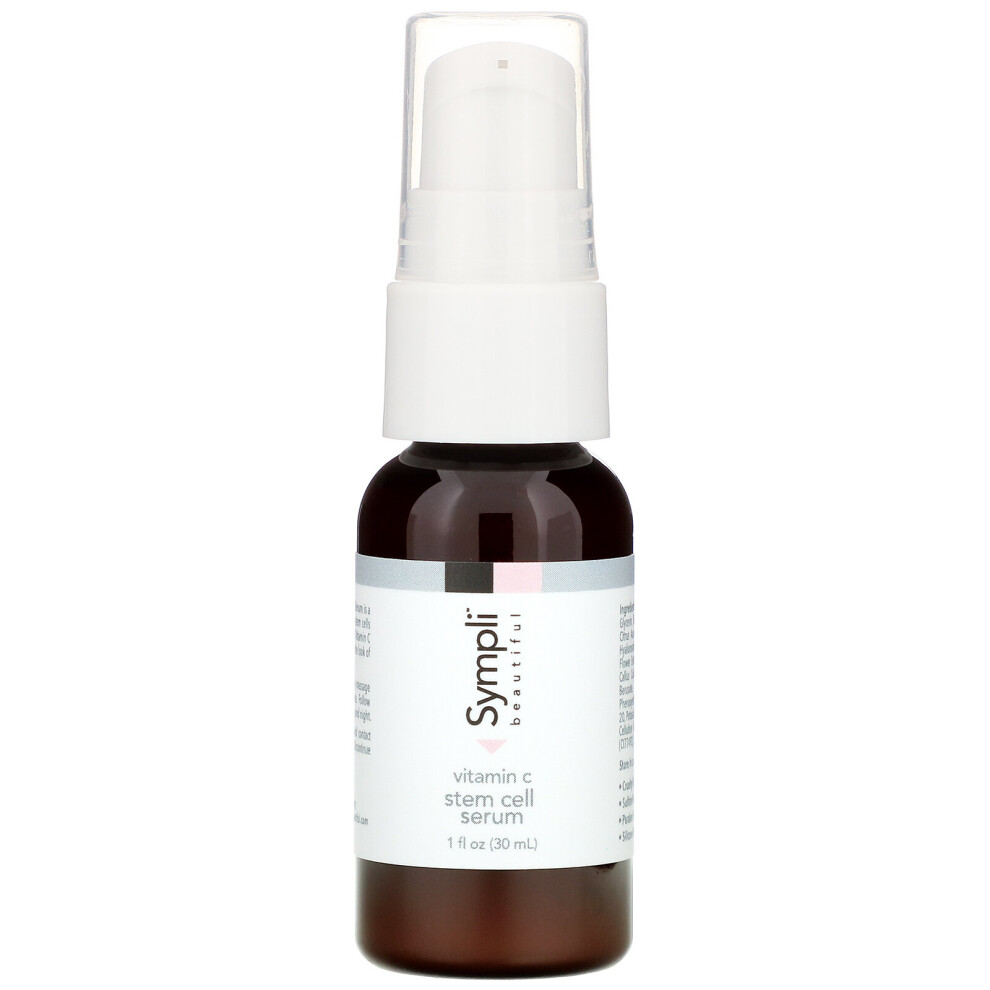 Sympli Beautiful , Vitamin C Stem Cell Serum, 1 Fl Oz (30 Ml)