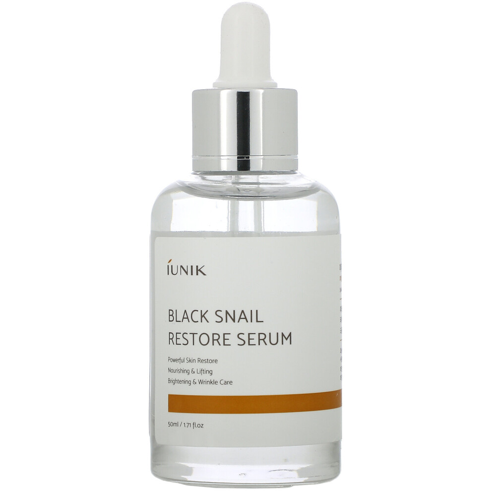 Iunik , Black Snail Restore Serum, 1.71 Fl Oz (50 Ml)