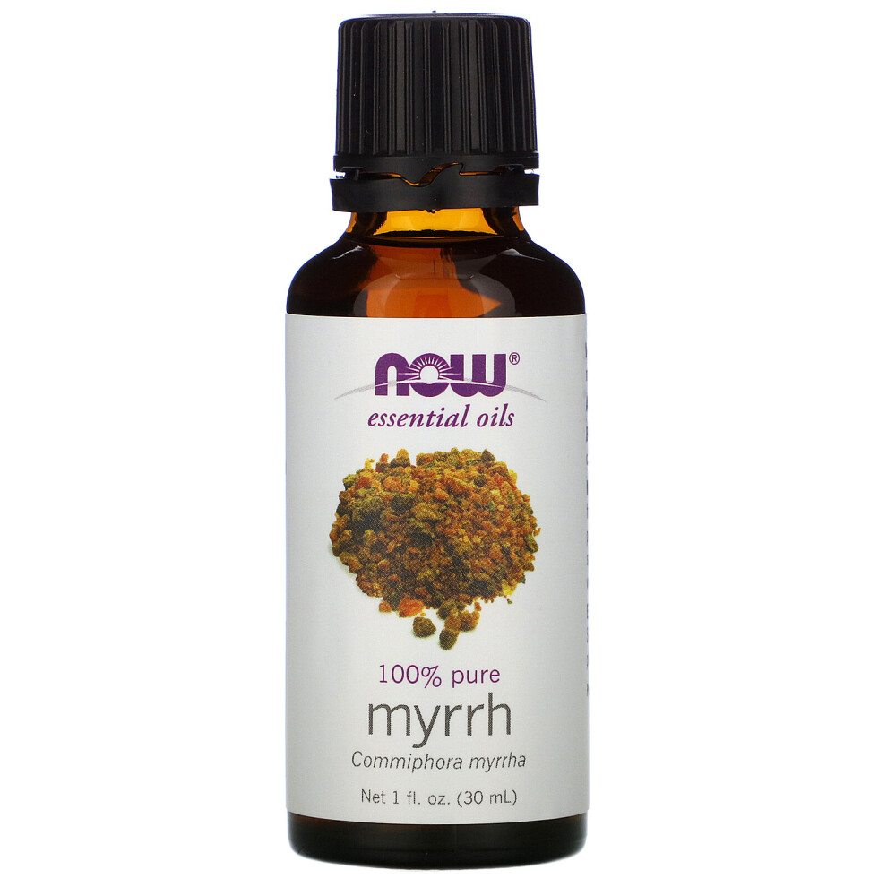 NOW Foods, Essential Oils, 100% Myrrh, 1 fl oz (30 ml)