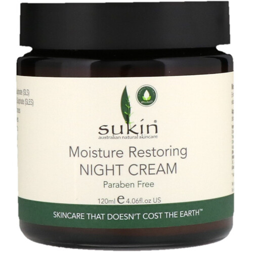 Sukin Sukin, Moisturizing Night Cream, 4,06 fl oz (120 ml)