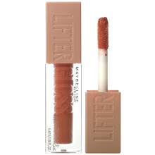 Maybelline Lifter Gloss, feuchtigkeitsspendender Lip Gloss mit Hyaluronsäure, Amber, 0,18 Unzen