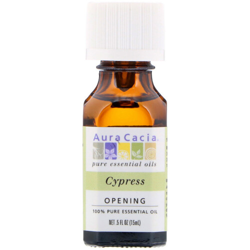 Aura Cacia Essential Oils Cypress - 0.5 Oz