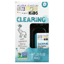 Aura Cacia, Kinder, Reine Ätherische Ölmischung, Klärend, 0,25 fl oz (7,4 ml)