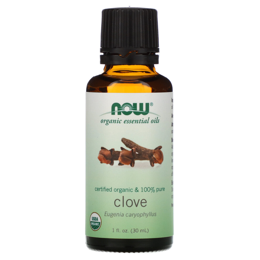 Now Foods , Organic Essential Oils, Clove, 1 Fl Oz (30 Ml)