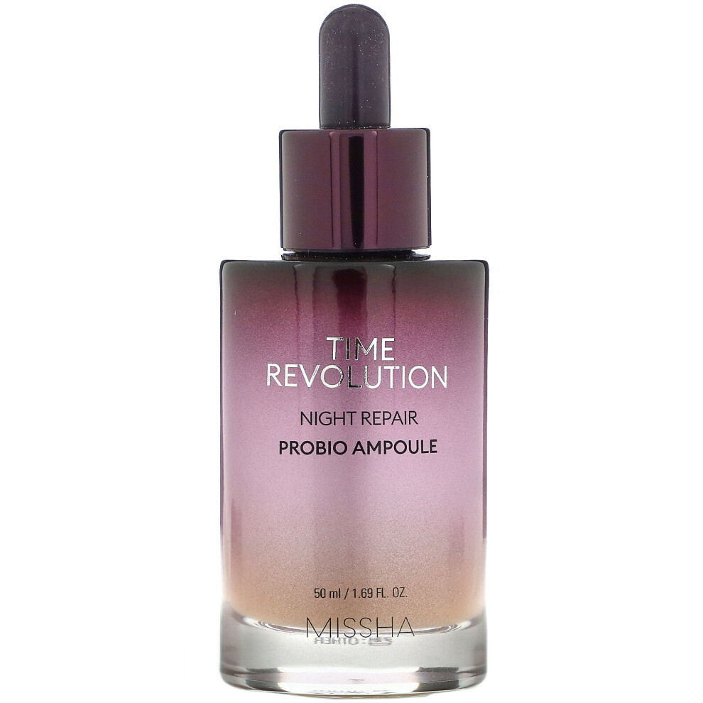 Missha , Time Revolution, Night Repair Probio Ampoule, 1.69 Fl Oz (50 Ml)