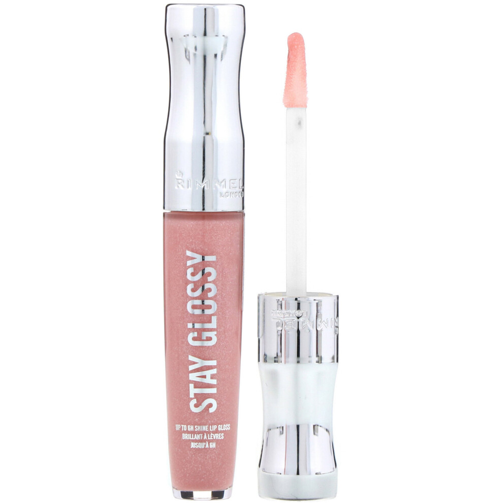 Rimmel London, Stay Glossy Lip Gloss, 110 Dorchester Rose, .18 fl oz (5.5 ml)