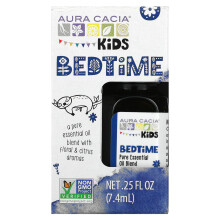 Aura Cacia, Kinder, Reine Ätherische Ölmischung, Schlafenszeit, 0,25 fl oz (7,4 ml)