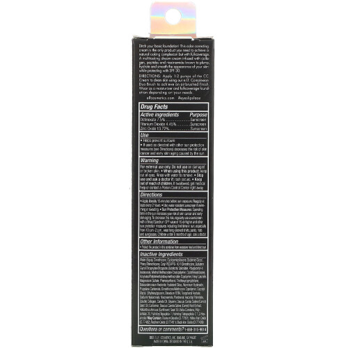 e.l.f. E.L.F., Camo CC Cream, SPF 30, Light 240W, 1.05 oz (30 g) 2
