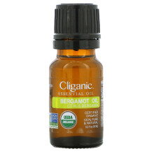 Cliganic, 100 % Reines Ätherisches Öl, Bergamotteöl, 0,3 fl oz (10 ml)