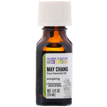 Aura Cacia, Reines Ätherisches Öl, May Chang, 0,5 fl oz (15 ml)