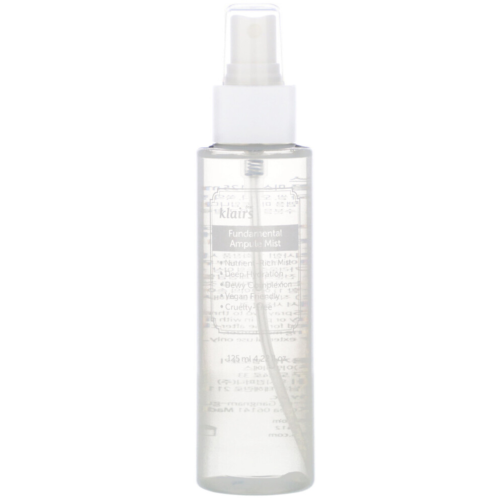 Dear, Klairs , Fundamental Ampule Mist, 4.22 Fl Oz (125 Ml)