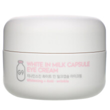 G9skin, Weiß in Milch-Kapsel-Augencreme, 30 g
