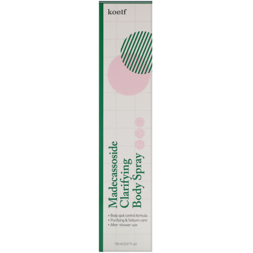 Koelf, Κλαρίφικος Σώματος Αεροζόλ με Madecassoside, 5.07 fl oz (150 ml) 1