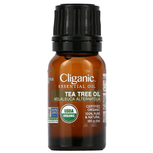 Cliganic, 100% Reines Ätherisches Öl, Teebaum, 0,33 fl oz (10 ml) 2
